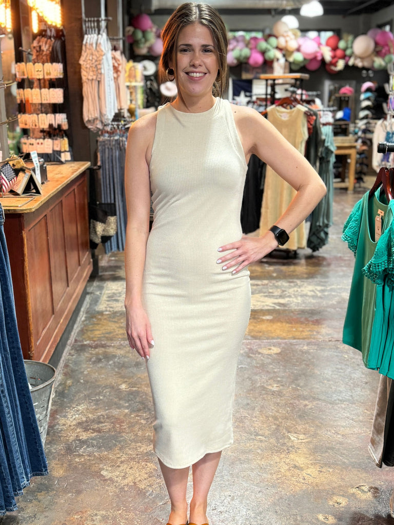 Light Khaki Bodycon Dress – J.Forks Designs