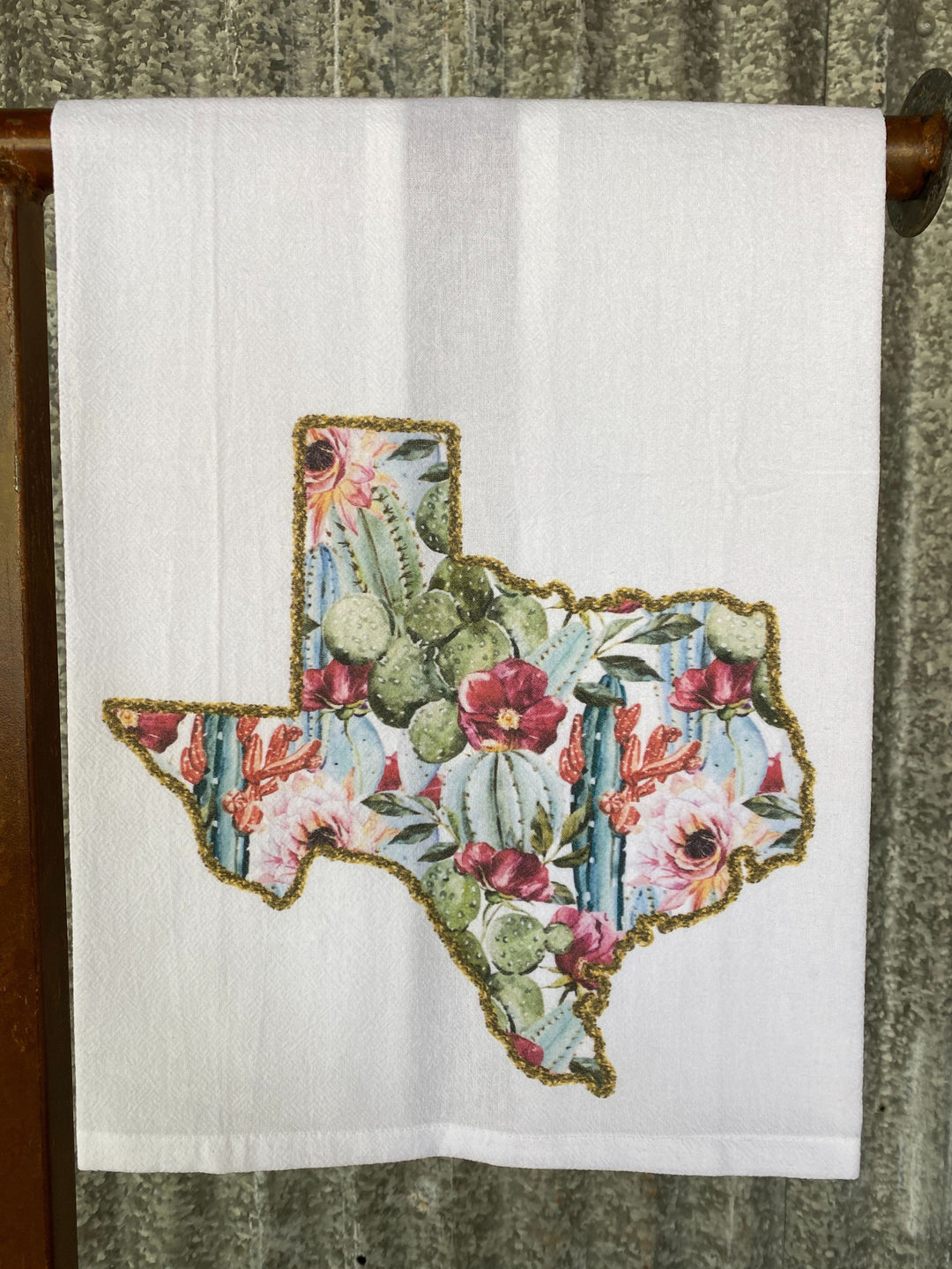 succulent towels 1718 Succulent Texas Kitchen Towel – J.Forks Designs