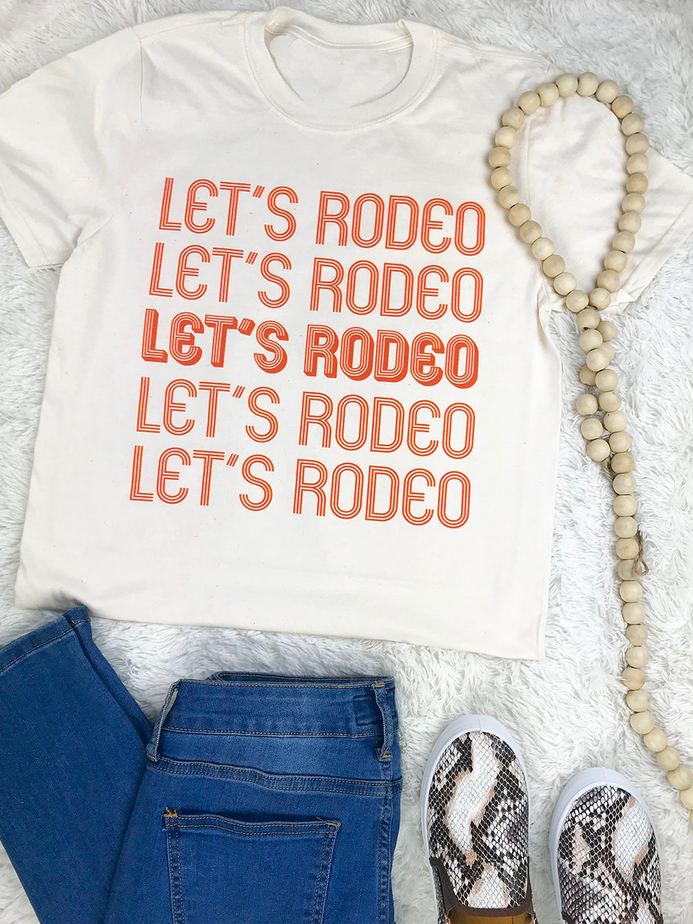 1162 Let’s Rodeo Tee – J.Forks Designs